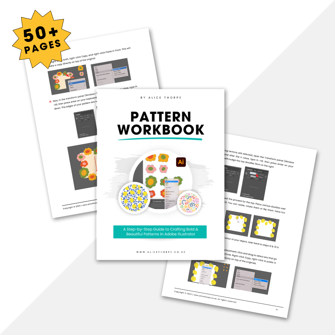 Three Pages From Pattern Workbook PDF