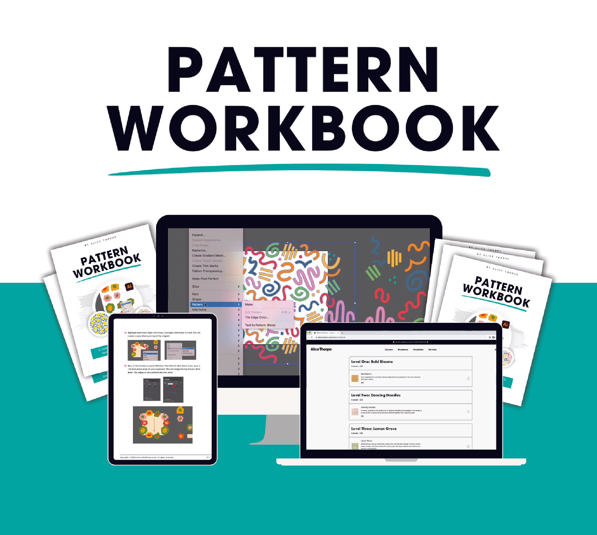 Pattern Workbook Online Course by Alice Thorpe
