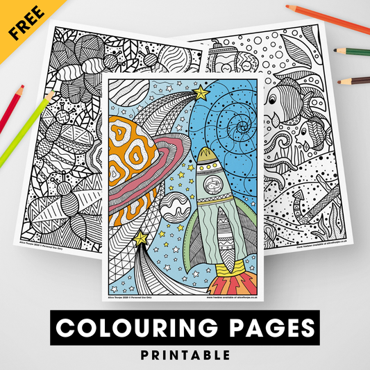 Colouring Pages - Alice Thorpe